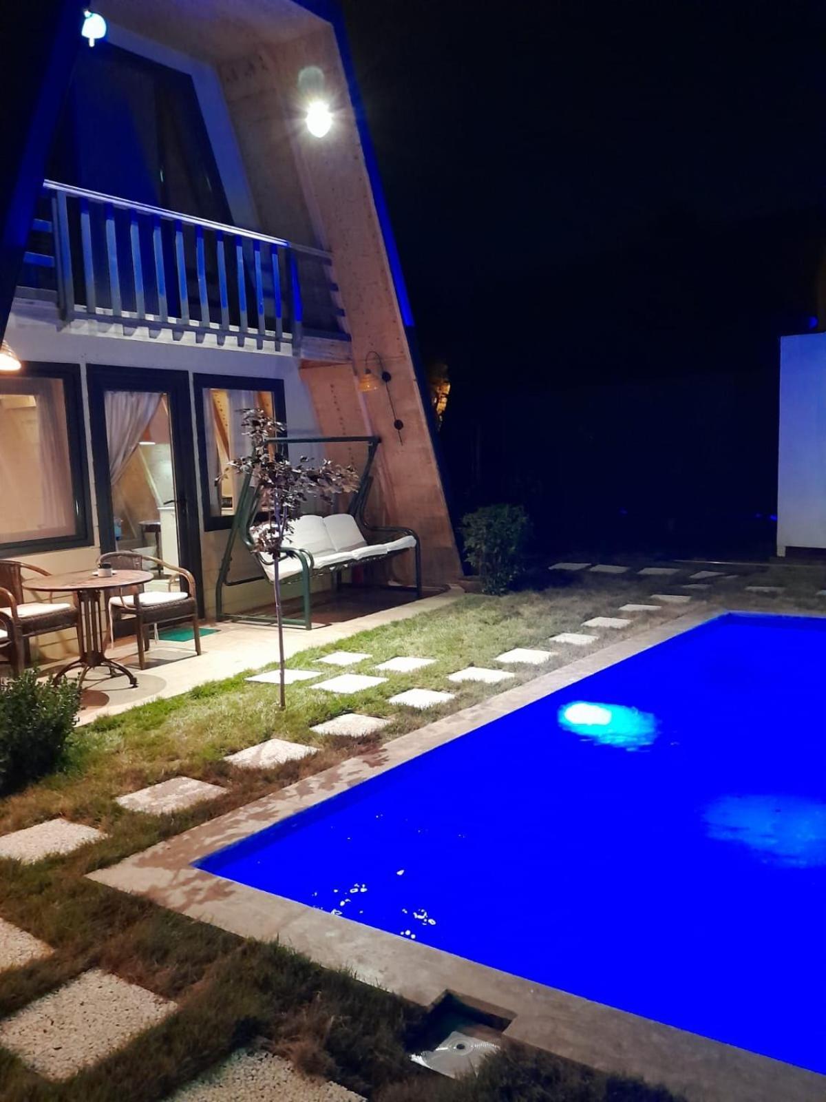 Happyhouse Bungalov Three-Room, Sw Pool With Lake View, Sapanca B1 Exteriör bild